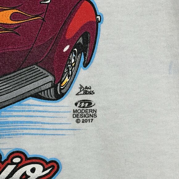 Choppers Hot Rod Assoc Graphic Tee Shirt Men XL 2017 Cleveland Car Show Dan Ross - Picture 3 of 11